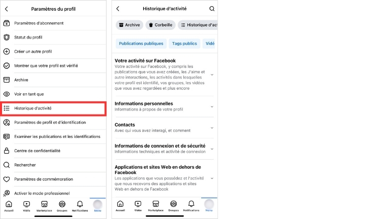 Voici comment faire le ménage de son historique personnel Facebook d’un coup sur mobile. Comment supprimer plusieurs publications facebook iPhone