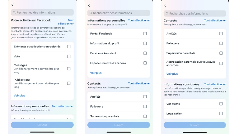 Étapes pour télécharger toutes les informations de notre profil Facebook à partir d'un ordinateur Étapes pour télécharger toutes les informations de notre profil Facebook à partir d'un ordinateur