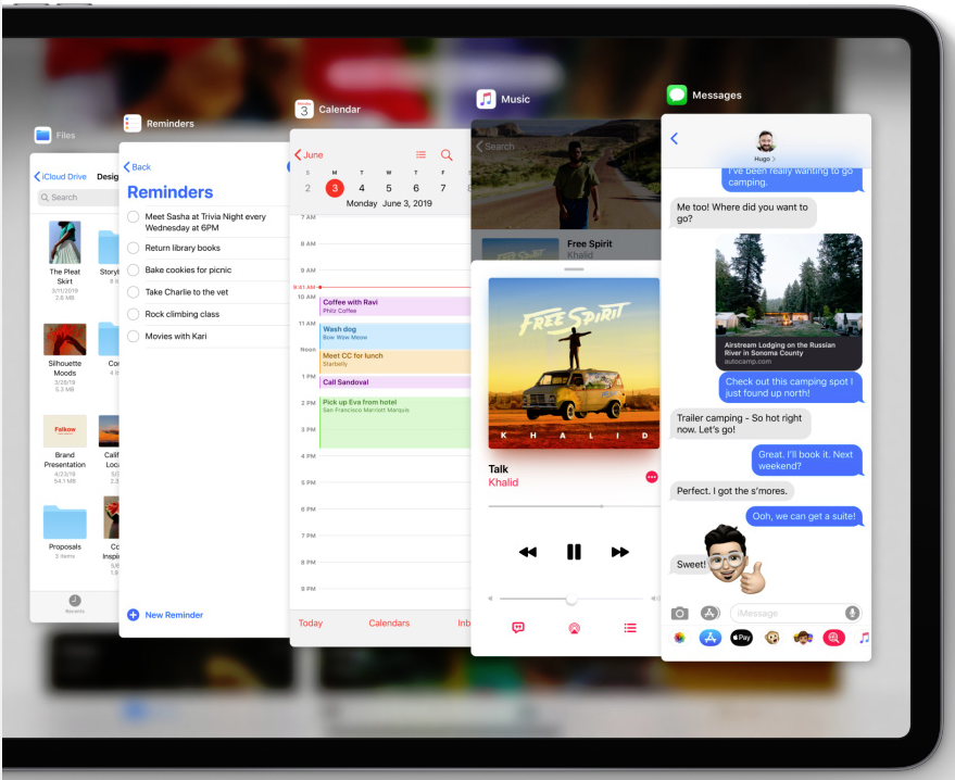 Le Multi Apps sur iPadOS sera facilité. Apple iPad iPadOS Multi Apps
