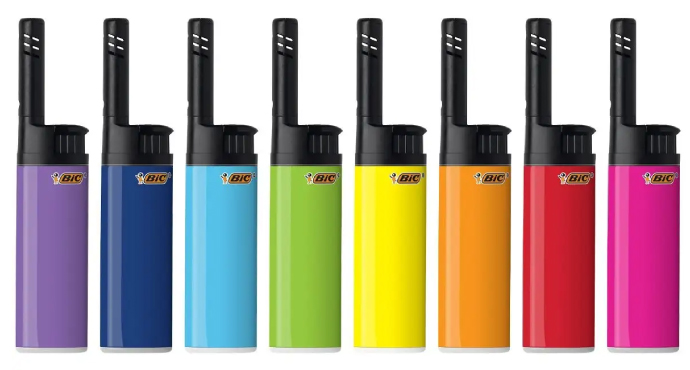 Le briquet EZ Reach de Bic est parfait pour trainer en camping puisqu’il est tout petit.