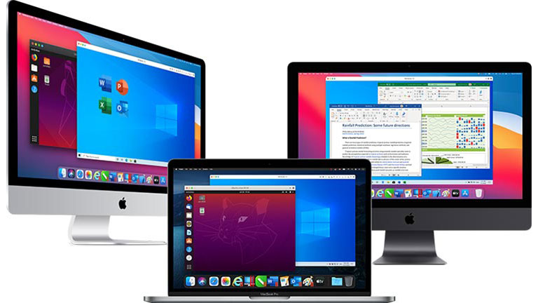 logiciel parallels desktop windows mac apple pc