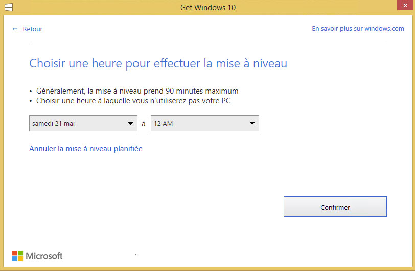 Empêcher Windows 10 Empêcher Windows 10