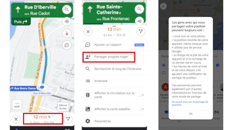 Voici comment partager son trajet sur Google Maps.