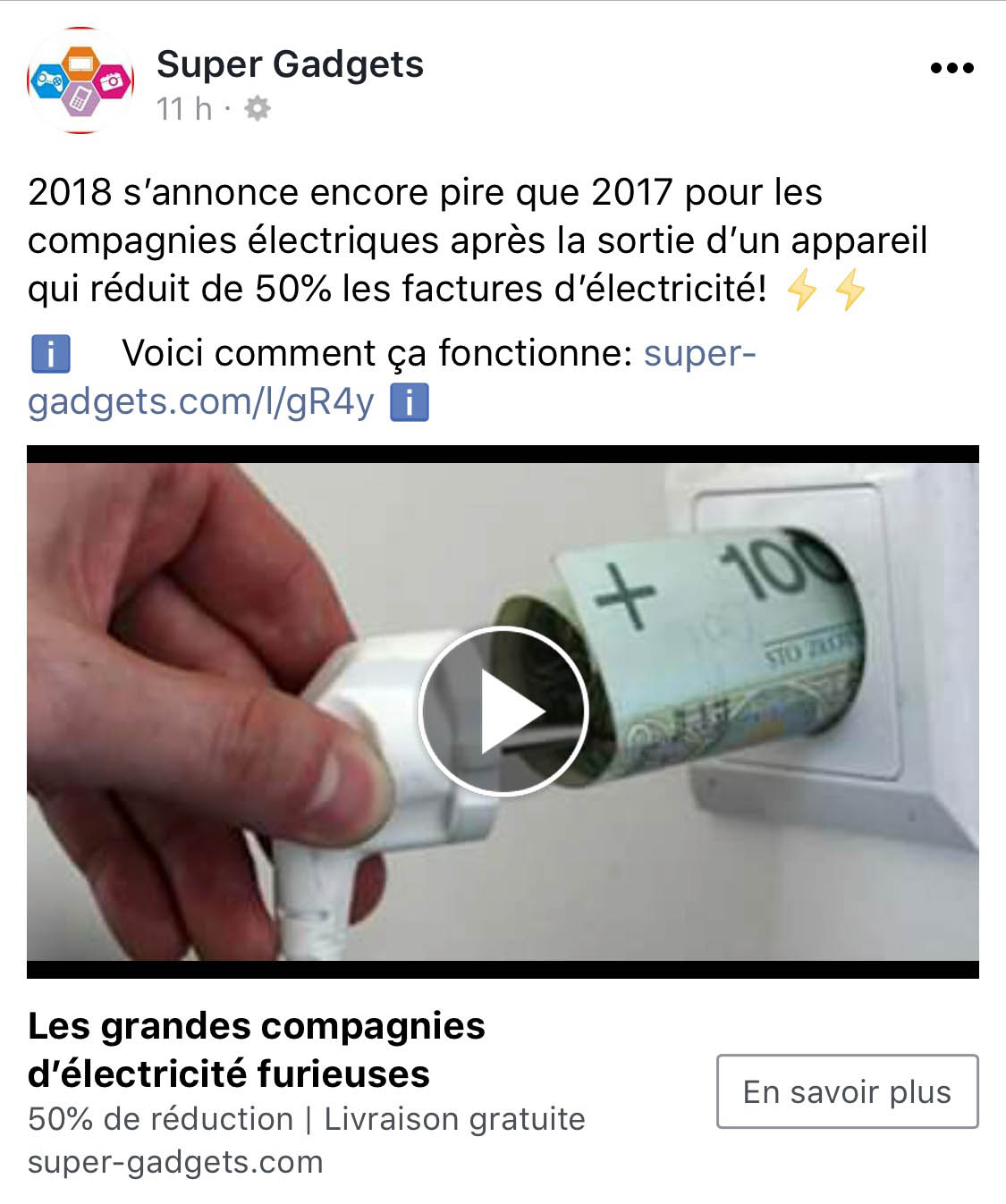 Publication Facebook Super Gadget EcoWatt