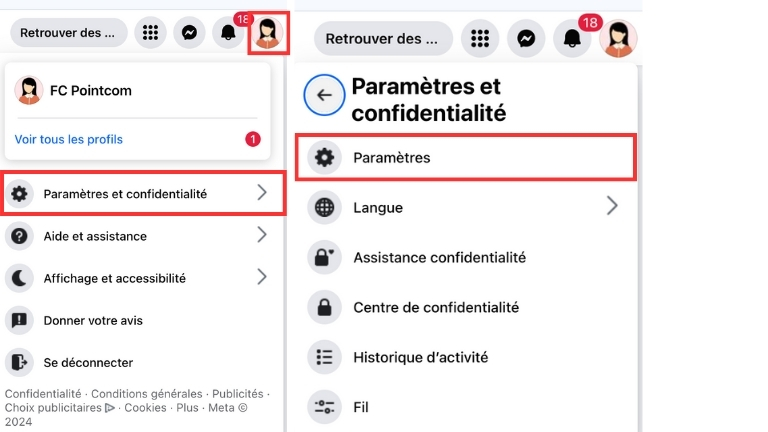 Étapes pour changer une adresse courriel sur Facebook à partir d'un ordinateur Étapes pour changer une adresse courriel sur Facebook à partir d'un ordinateur
