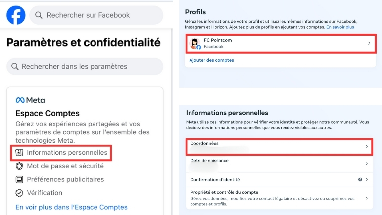 Étapes pour changer une adresse courriel sur Facebook à partir d'un ordinateur Étapes pour changer une adresse courriel sur Facebook à partir d'un ordinateur