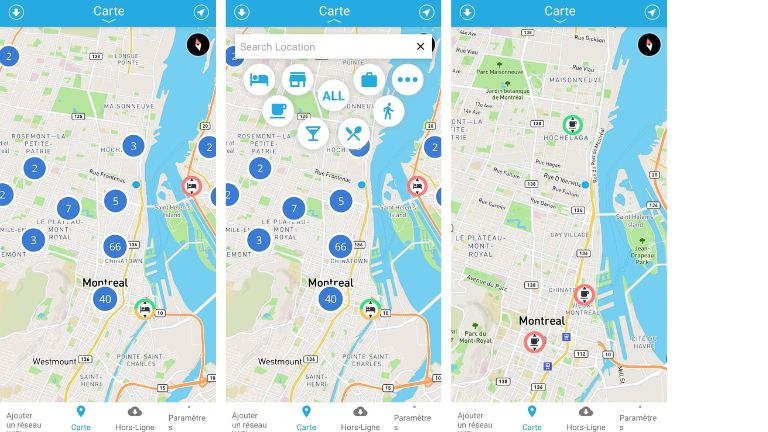 Afficher uniquement des réseaux Wi-Fi contrôlés peut-être pratique, mais aussi limitatif. Wifi Finder réseaux contrôlés pratique mais limitatif